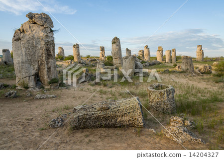 Pobiti kamani - phenomenon rock formations in Bulgaria near Varna 14204327