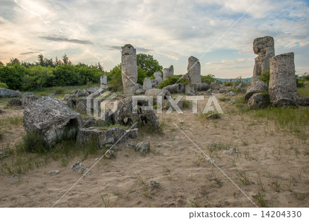 Pobiti kamani - phenomenon rock formations in Bulgaria near Varna 14204330