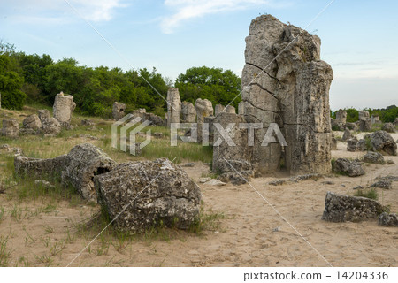 Pobiti kamani - phenomenon rock formations in Bulgaria near Varna 14204336