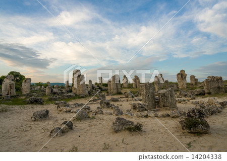 Pobiti kamani - phenomenon rock formations in Bulgaria near Varna 14204338