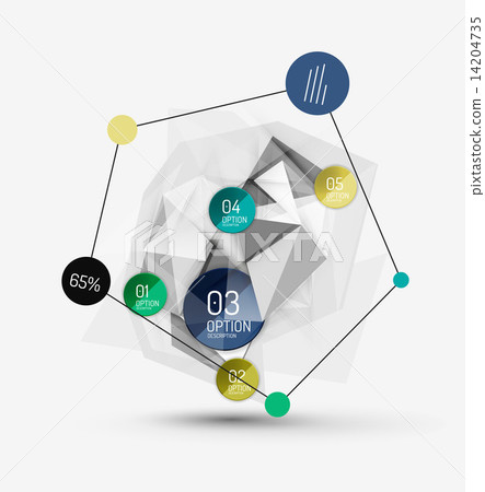 Color paper infographics 14204735