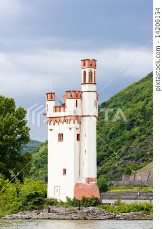 Binger Maeuseturm, Mouse Tower on Mouse Island, Rhineland-Palati Binger Maeuseturm, Mouse Tower on Mouse Island, Rhineland-Palati 14206154