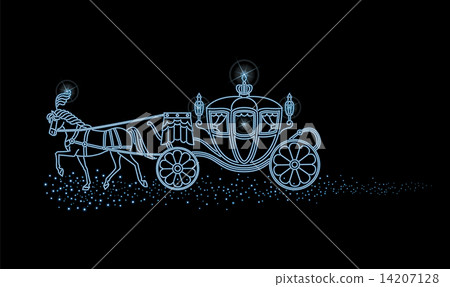 Illuminations carriage and night sky 14207128