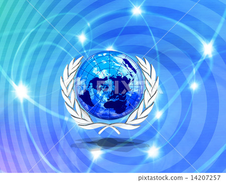Image of the Earth and the United Nations Mark Image of the Earth and the United Nations Mark 14207257