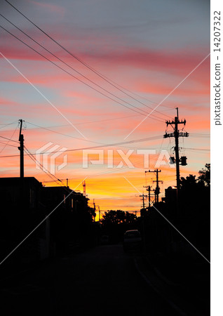 Kohamajima的日落 14207322