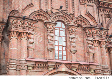 Detail of the facade Epiphany church  St. Petersburg, Russia 14209113