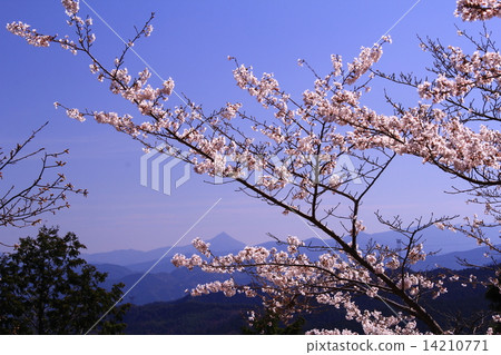 Takamiyama seen from Yoshinoyama (Nara) 14210771