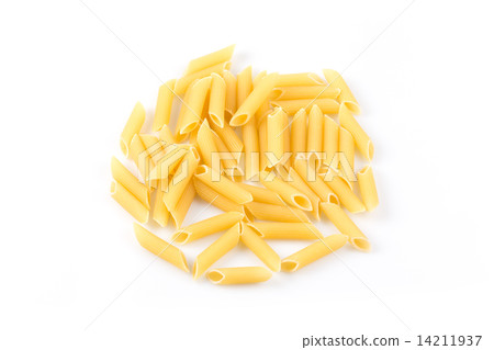 penne isolated on white background penne isolated on white background 14211937