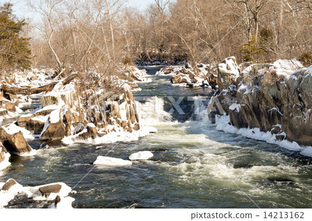 Great Falls Maryland in the Snow 14213162
