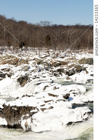 Great Falls Winter - Maryland & Virgina 14213165