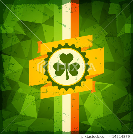 Saint Patrick's Day abstract grunge background. Saint Patrick's Day abstract grunge background. 14214879