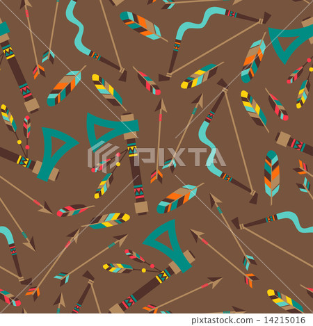 Ethnic seamless pattern in native style 14215016