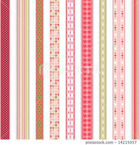 Set of hand drawn lace braid borders. 14215057