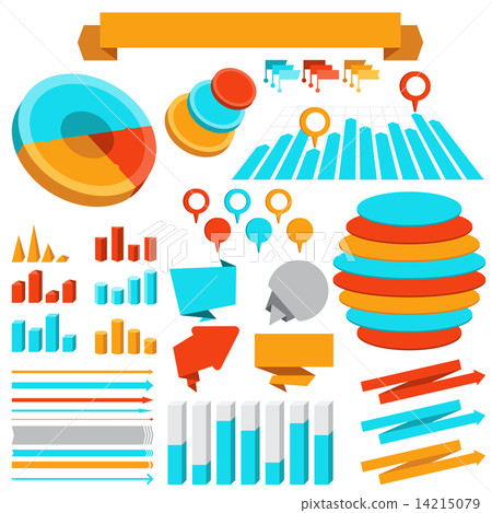 Infographics elements collection. 14215079