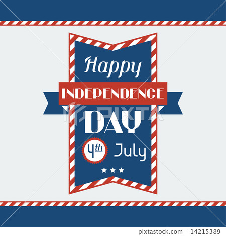 United States of America Independence Day greeting card. 14215389