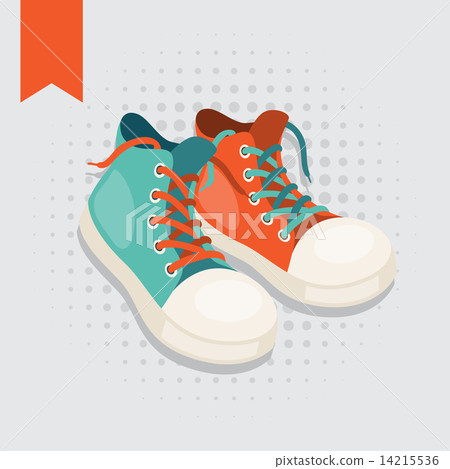 Pair of hipster gumshoes Pair of hipster gumshoes 14215536