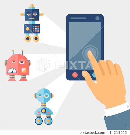 Concept control robots using gadget Concept control robots using gadget 14215923