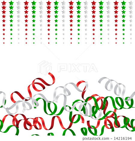 Shiny gradient streamers or party serpentine. Seamless pattern. 14216194