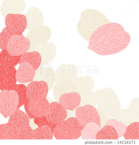 Background of pink flower petals. Vector illustranion. Background of pink flower petals. Vector illustranion. 14216371