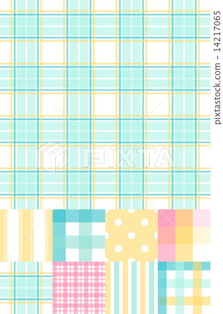 Set of 9 seamless abstract retro pattern. Set of 9 seamless abstract retro pattern. 14217065