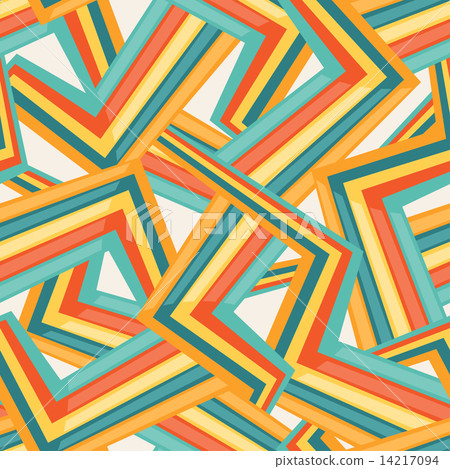 Bright abstract seamless geometric pattern Bright abstract seamless geometric pattern 14217094