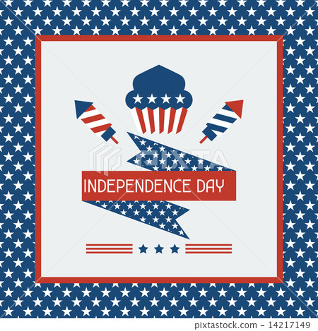 United States of America Independence Day greeting card. 14217149