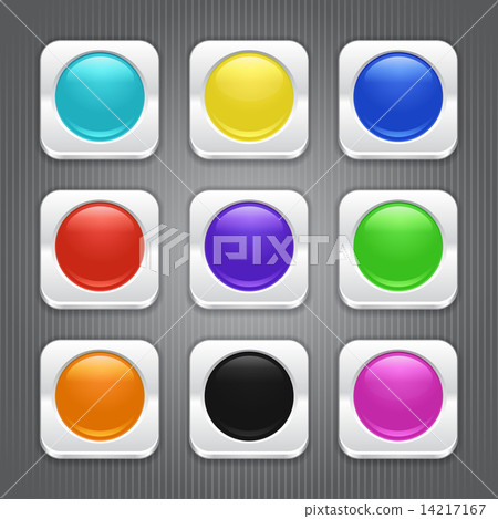 Set of color apps icons. 14217167