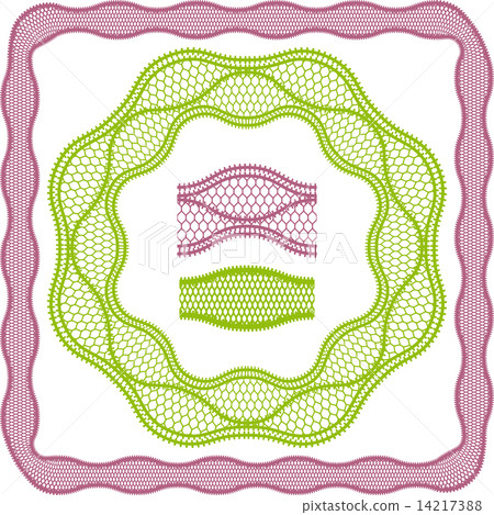 Vintage lace elegant frames. Vector template for you design. 14217388