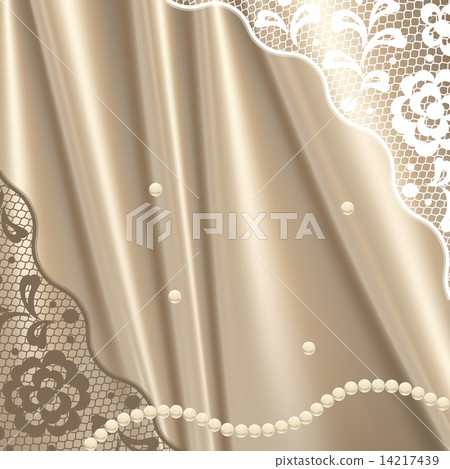 Vintage lace background ornamental flowers, invitation card. 14217439