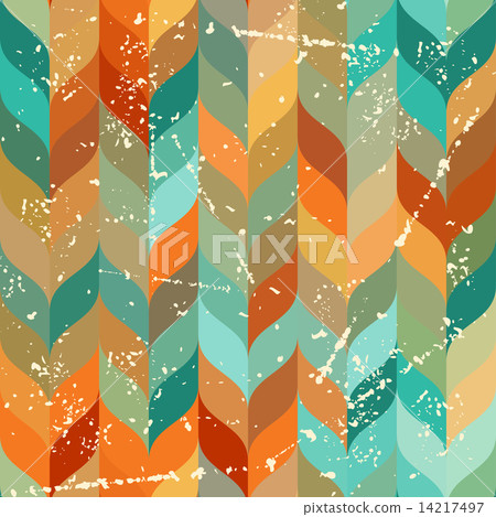 Seamless grunge pattern in retro style. Seamless grunge pattern in retro style. 14217497