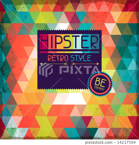 Hipster background in retro style. Hipster background in retro style. 14217504