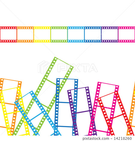 Abstract background with a film strip. Vector illustration. Abstract background with a film strip. Vector illustration. 14218260