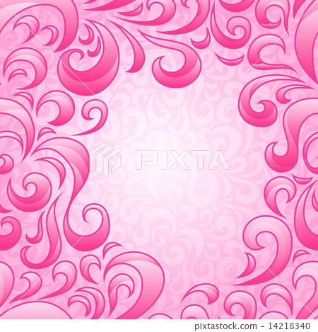 Background with abstract floral pattern. Background with abstract floral pattern. 14218340