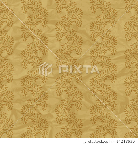 Seamless vintage wallpaper, floral pattern, retro wallpaper. 14218639