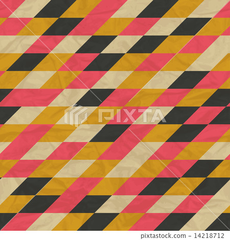 Seamless retro geometric pattern. Seamless retro geometric pattern. 14218712