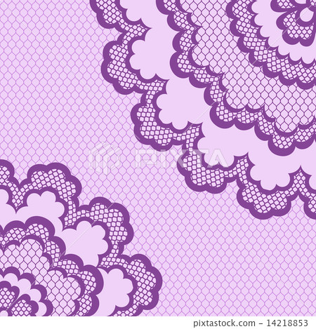 Vintage lace frame, abstract ornament. Vector texture. 14218853