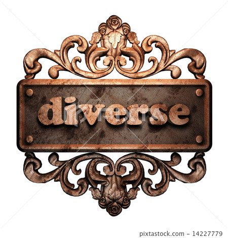 Word on bronze ornament 14227779