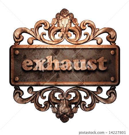 Word on bronze ornament 14227801