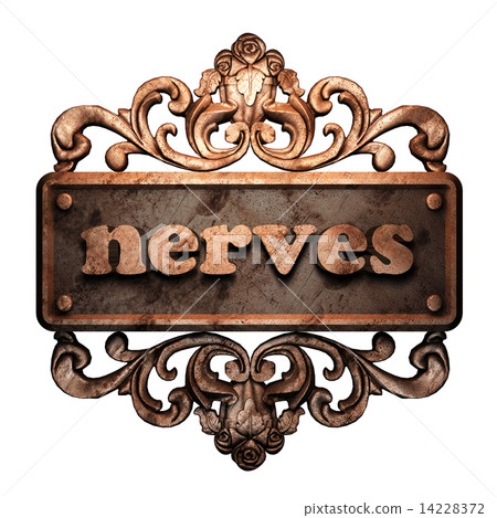 Word on bronze ornament Word on bronze ornament 14228372