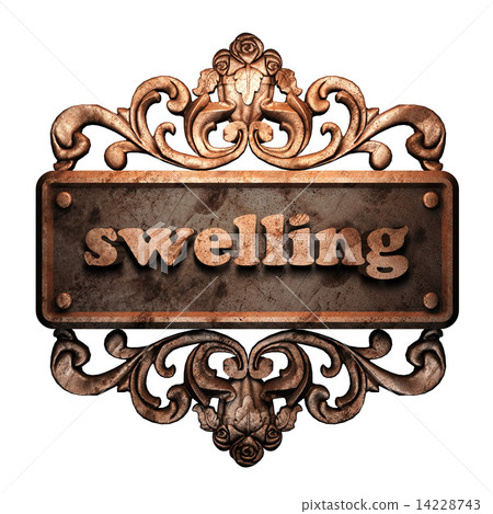 Word on bronze ornament Word on bronze ornament 14228743