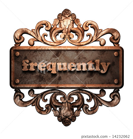 Word on bronze ornament Word on bronze ornament 14232062