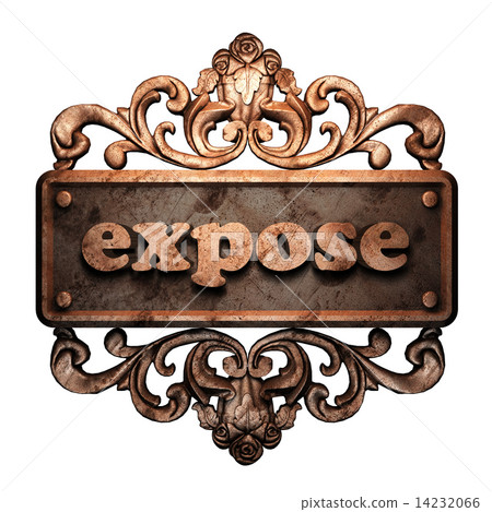 Word on bronze ornament Word on bronze ornament 14232066