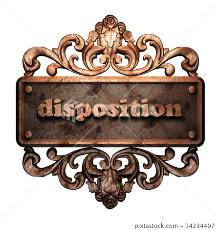 Word on bronze ornament Word on bronze ornament 14234407