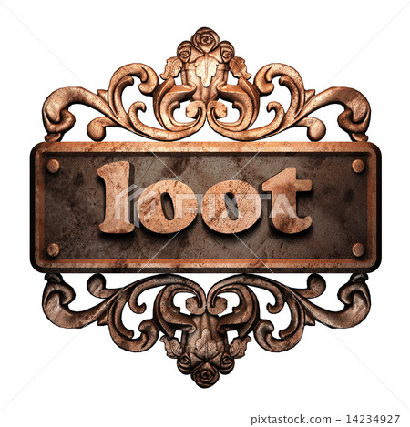 Word on bronze ornament Word on bronze ornament 14234927