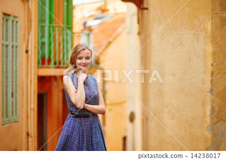 Girl in Cannes on Le Suquet hill 14238017