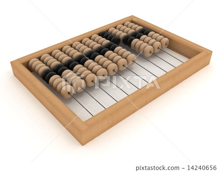 Retro abacus 14240656