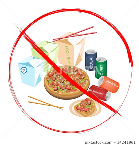 On Eat Sweet Drinks and Fast Food 14241961