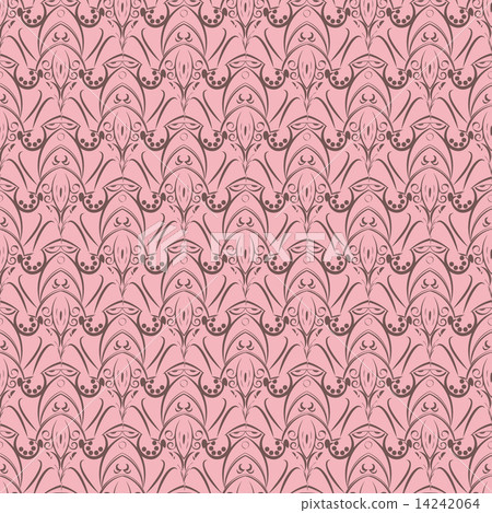 Vector seamless pattern. Abstract stylish background 14242064