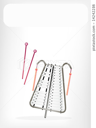 A Musical Bell Lyra with A White Banner A Musical Bell Lyra with A White Banner 14242286