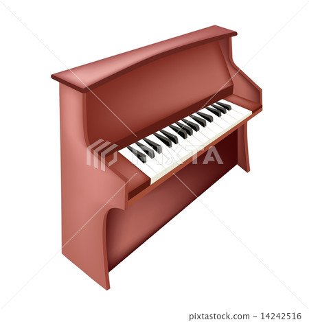 A Retro Celesta Isolated on White Background 14242516